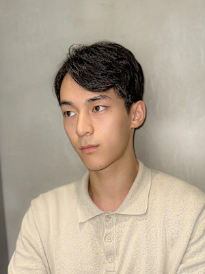 【吉田智哉】韓国マッシュ、ニュアンスパーマ、大人ショート