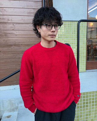 波巻きツイストスパイラルパーマ