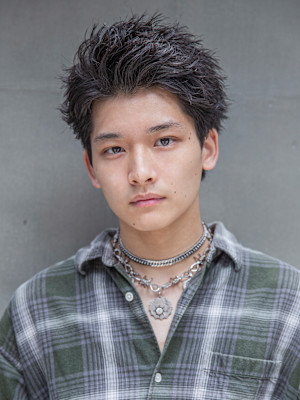 【小久保style】メンズカットツーブロックツイストウルフ