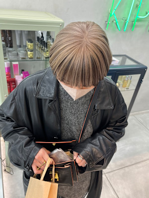 【misaki】ショート×アンブレラカラー