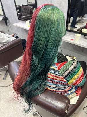 ツートンカラー×クリスマス