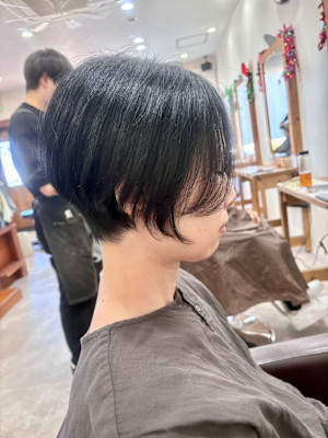 こなれショート/ブルーブラック/20代30代40代