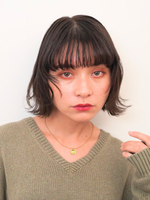 【大人ボブ】顔まわりのレイヤーボブ