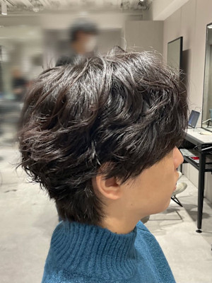 【シャドウパーマ】マッシュ/メンズパーマ/メンズカット/池袋