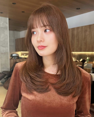 レイヤーカット/小顔カット/韓国風レイヤー【大本】