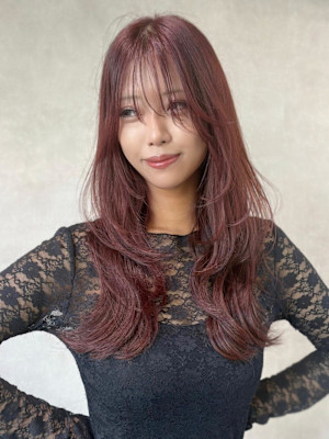 miu&清水大誠　20代30代40代韓国風レイヤーロング