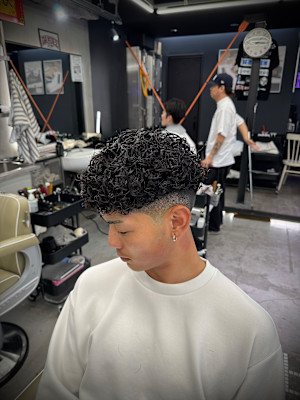 海外風curlyパーマ