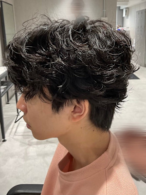 【シャドウパーマ】マッシュ/メンズパーマ/メンズカット/池袋