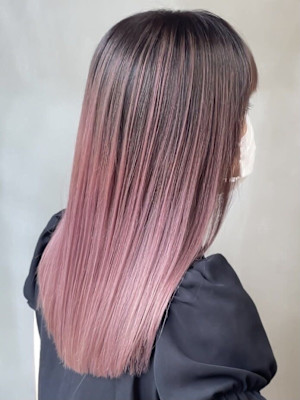 【SOURCE】ピンクバレイヤージュ