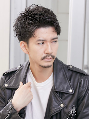 men's 眉毛カット　 men'sパーマ　短髪　東京　銀座