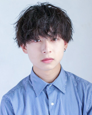 波巻きスパイラルパーマツイストスパイラルパーマ韓国マッシュ