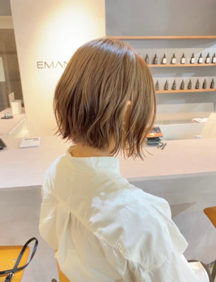 francesca.bob×ベージュ