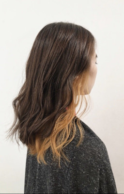 【SOURCE】インナーカラーオレンジ