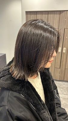 顔まわりレイヤー/オリーブグレージュ