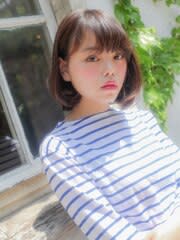 内巻きナチュラルボブ