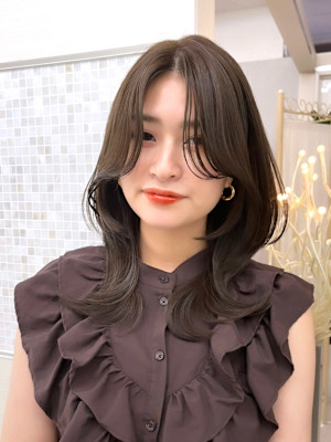 顔まわりカット/前髪/似合わせカット/レイヤーカット/銀座顔