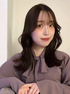 顔まわりカット/前髪/似合わせカット/レイヤーカット/銀座