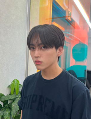 ナチュラルシースルーマッシュ