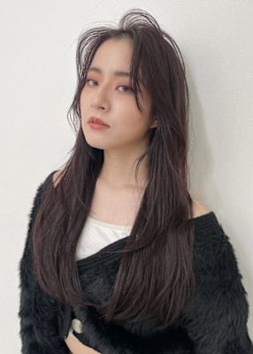 冬色バーガンディ×海外レイヤー