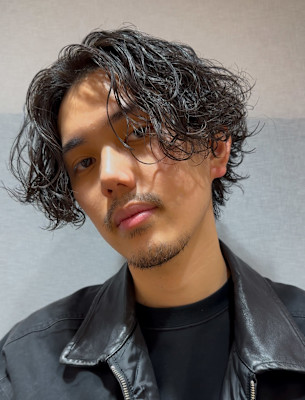 kisaiBUZZ岬 メンズパーマボブ波巻スパイラルパーマ