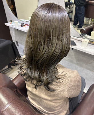 オリーブカラー/ブリーチなし