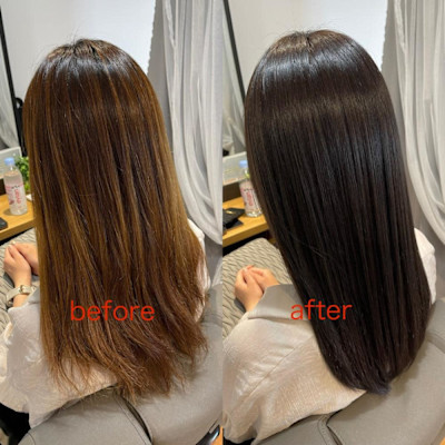 ビフォーアフター(大宮/大宮駅/髪質改善/ヘッドスパ)