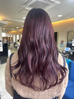 大人可愛い大人美人チェリーピンクレッドカラー