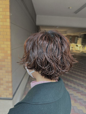 ショートボブパーマ