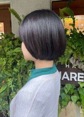 大人ショート　マルボブ