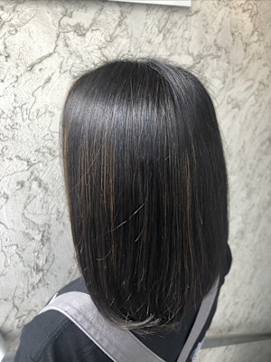 ハイライト/艶感/うる艶髪/ダークグレージュ