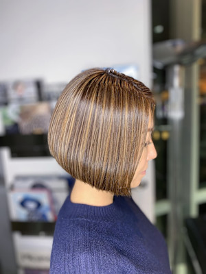 ハイライト/ボブ/ダブルカラー/イルミナカラー