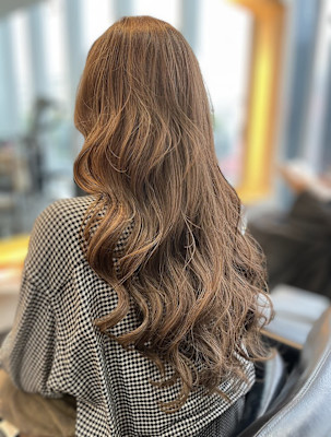 ロングハイライト/コリアンスタイル/レイヤーロング