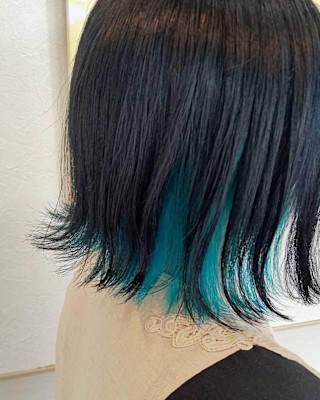 【hair salon Wish】ターコイズカラー