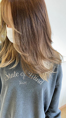 【hair salon Wish】インナーブリーチ