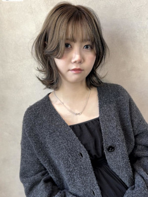 デザインカラー&ボブルフ&似合わせカット♪