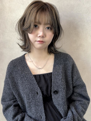 デザインカラー&ボブルフ&似合わせカット♪