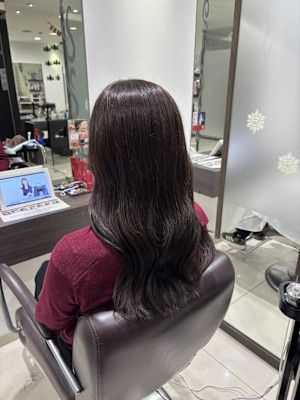 透明感グレージュ