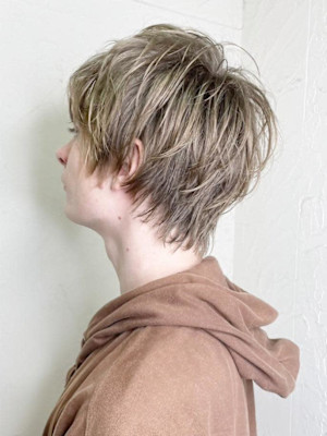 【Reir_下北沢】*メンズショート＋ハイトーン＋ベージュ*