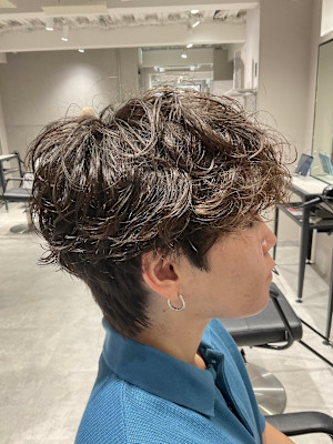 【シャドウパーマ】マッシュ/メンズパーマ/メンズカット/池袋