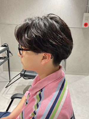 【カルマパーマ】メンズヘア/メンズパーマ/センターパート