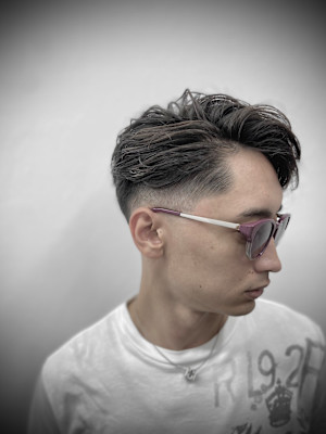 パーマ×フェードスタイル