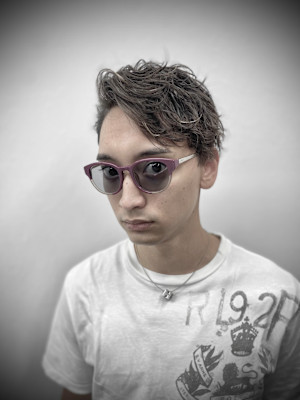 パーマ×フェードスタイル