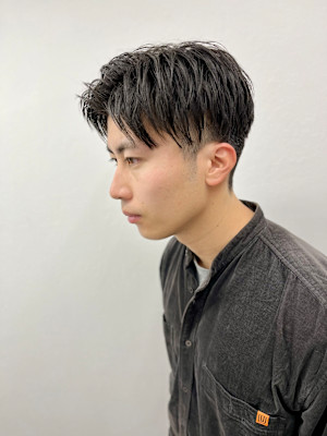 爽やかツーブロックスタイル