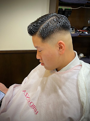 スキンフェード/床屋//バーバー/メンズ