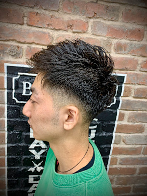 アップバングショート