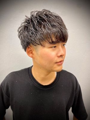 メンズパーマ/理容室/メンズ美容院/ビジネスヘア