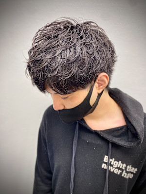 メンズパーマ//理容室/美容室/スキンフェード