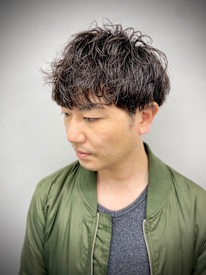 メンズパーマ/ツーブロック//理容室/フェード