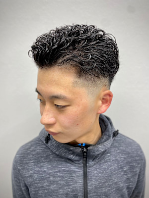 メンズパーマ/ツーブロック//理容室/フェード