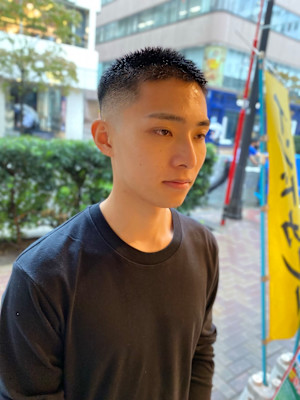 スキンフェード/ツーブロック//理容室/フェード